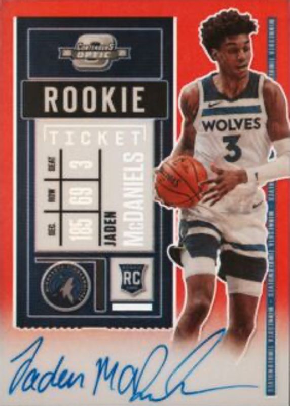 Jaden McDaniels Basketball Cards Price Guide - Sports Card Investor
